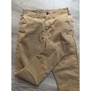American Eagle Outfitters Flex Khaki Chino Pants Mens 28x30 Slim Fit Stretch